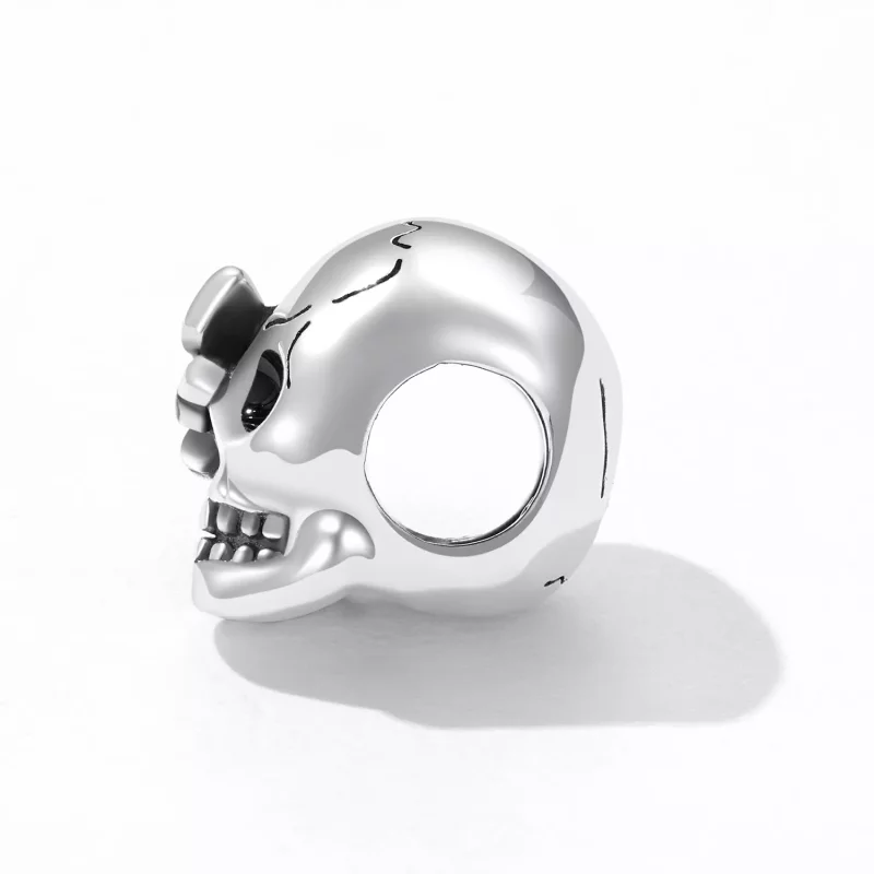 (afbeelding voor) Pandora Style Retro Schedel Bedel - SCC2232 - Bekijken 3