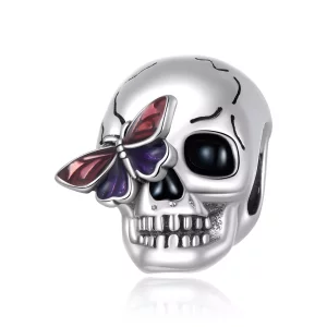 (afbeelding voor) Pandora Style Retro Schedel Bedel - SCC2232