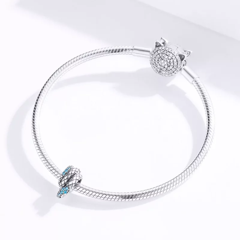 (afbeelding voor) Pandora Style Retro Slang Bedel - SCC1351 - Bekijken 2