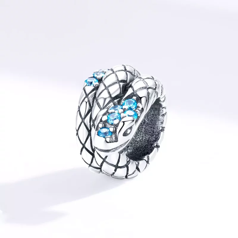 (afbeelding voor) Pandora Style Retro Slang Bedel - SCC1351 - Bekijken 3