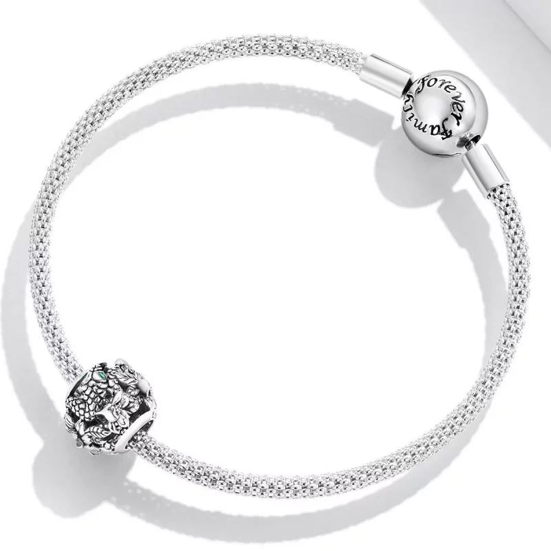 (afbeelding voor) Pandora Style Retro Spirit Slang Bedel - SCC2135 - Bekijken 3