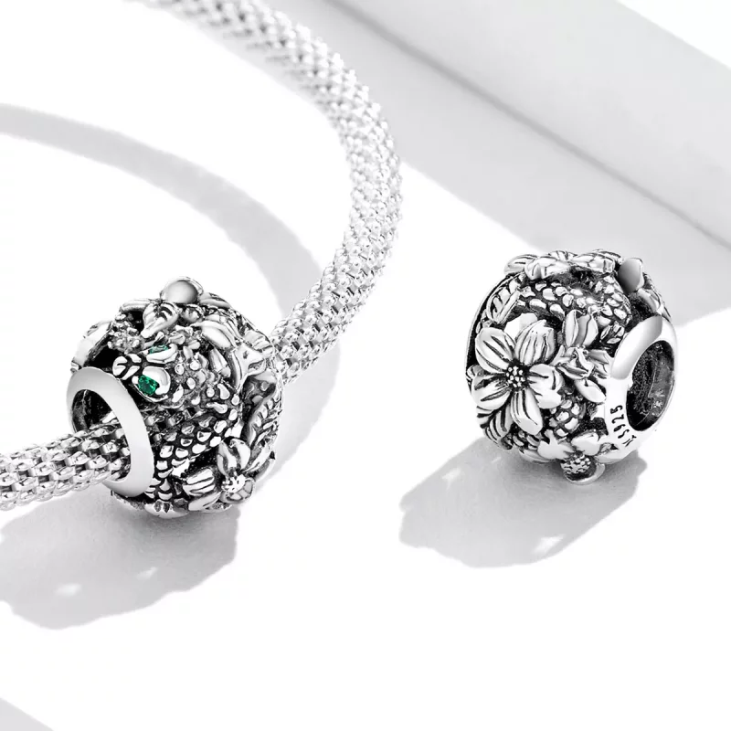(afbeelding voor) Pandora Style Retro Spirit Slang Bedel - SCC2135 - Bekijken 4
