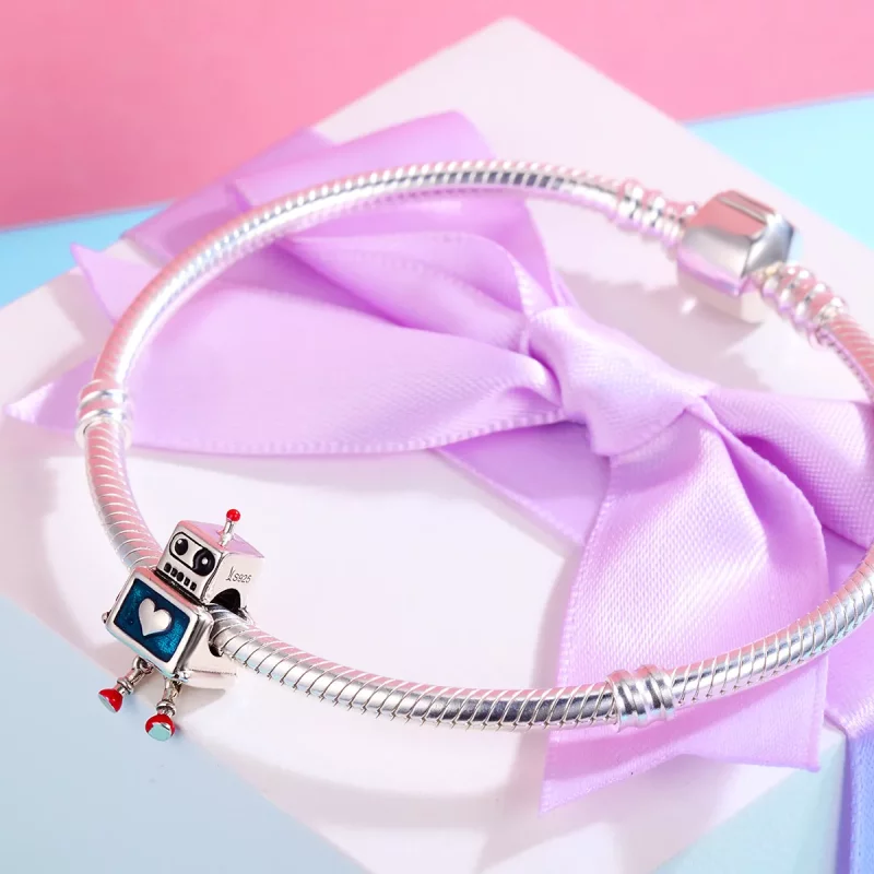 (afbeelding voor) Pandora Style Robot Bedel - SCC346 - Bekijken 4