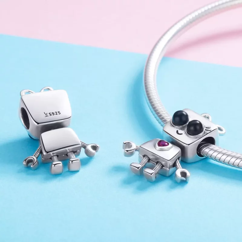 (afbeelding voor) Pandora Style Robot Didi Bedel - SCC885 - Bekijken 4