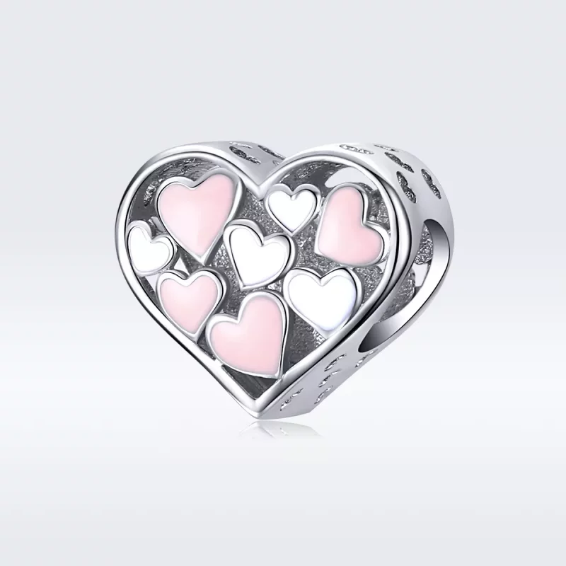(afbeelding voor) Pandora Style Romantiek Hart Bedel - SCC1423 - Bekijken 5