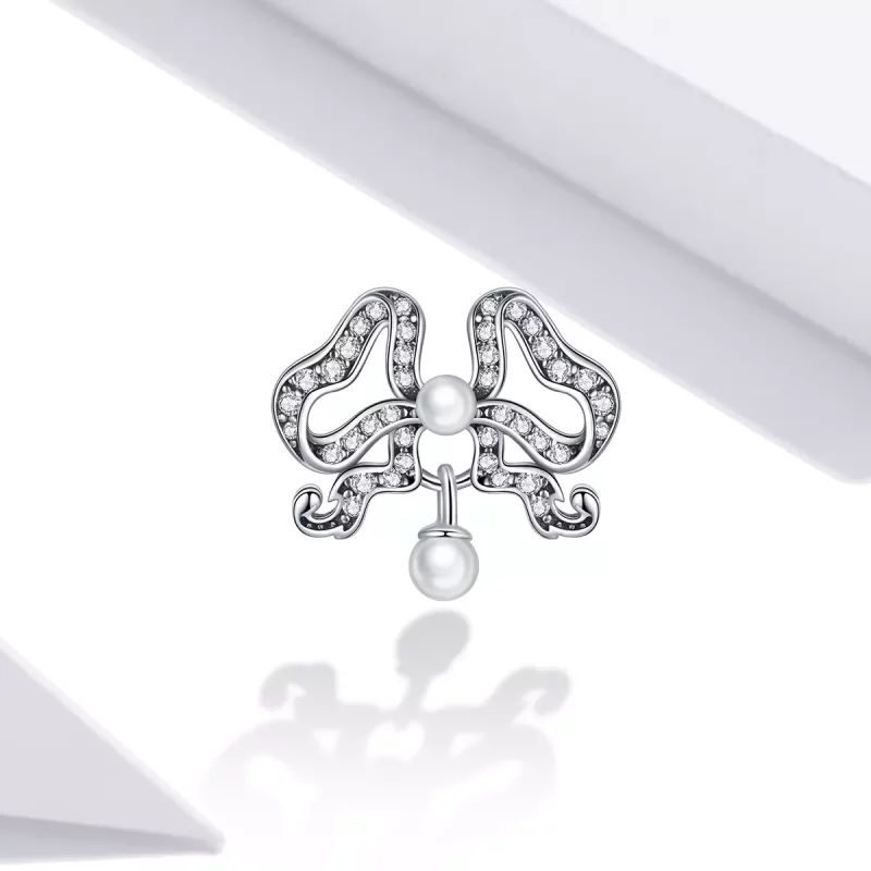 (afbeelding voor) Pandora Style Romantische Bowtie Bedel - SCC1785 - Bekijken 2