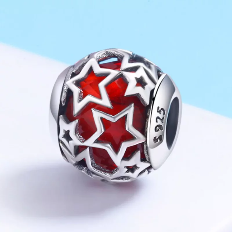 (afbeelding voor) Pandora Style Romantische sterren Bedel - SCC509 - Bekijken 3