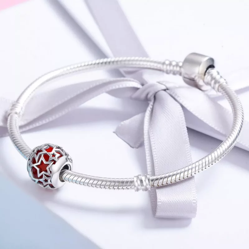 (afbeelding voor) Pandora Style Romantische sterren Bedel - SCC509 - Bekijken 4
