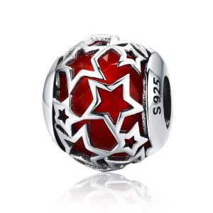 Pandora Style Romantische sterren Bedel - SCC509 (afbeelding voor) Pandora Style Romantische sterren Bedel - SCC509