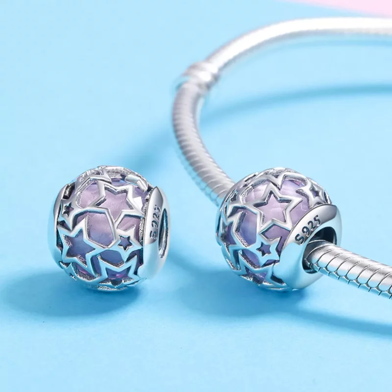 (afbeelding voor) Pandora Style Romantische sterren Bedel - SCC510 - Bekijken 5
