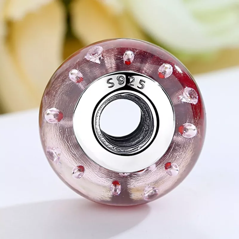 (afbeelding voor) Pandora Style Rood Murano Glas Bedel - SCZ027 - Bekijken 3