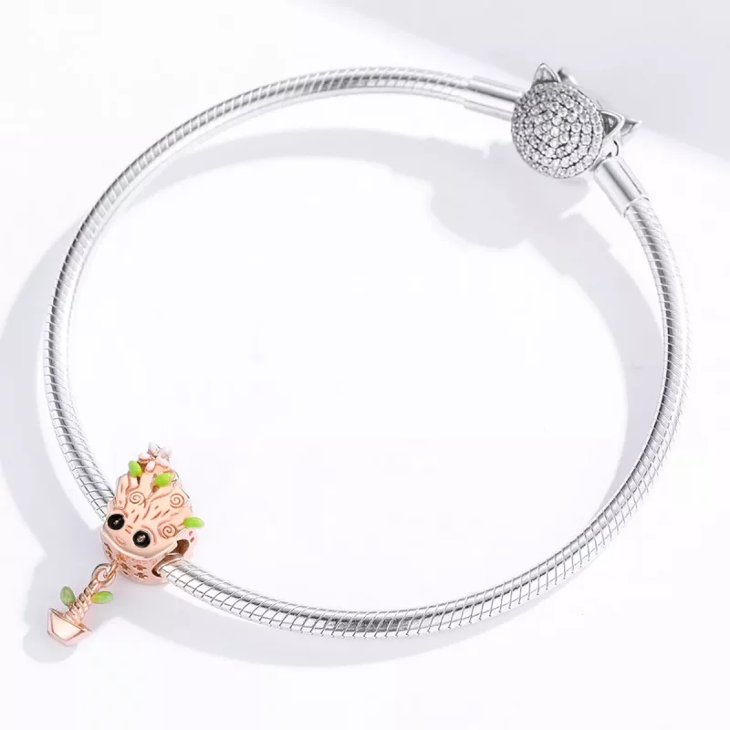 (afbeelding voor) Pandora Style Rose Baby Groot Bedel - BSC130 - Bekijken 4