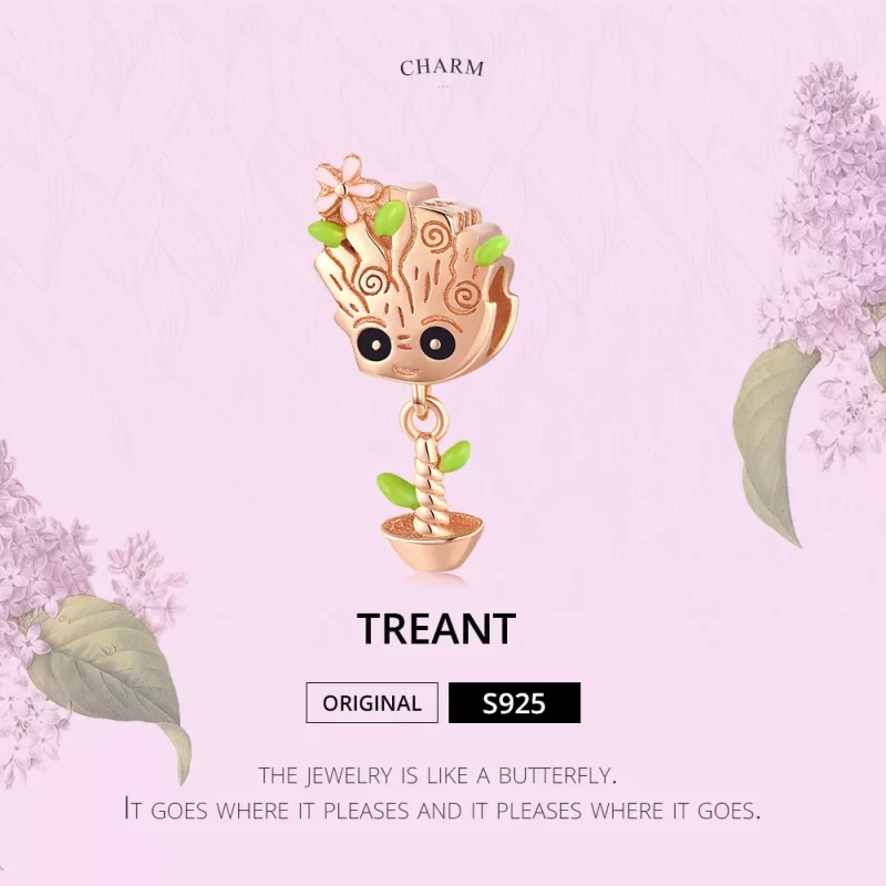 (afbeelding voor) Pandora Style Rose Baby Groot Bedel - BSC130 - Bekijken 5