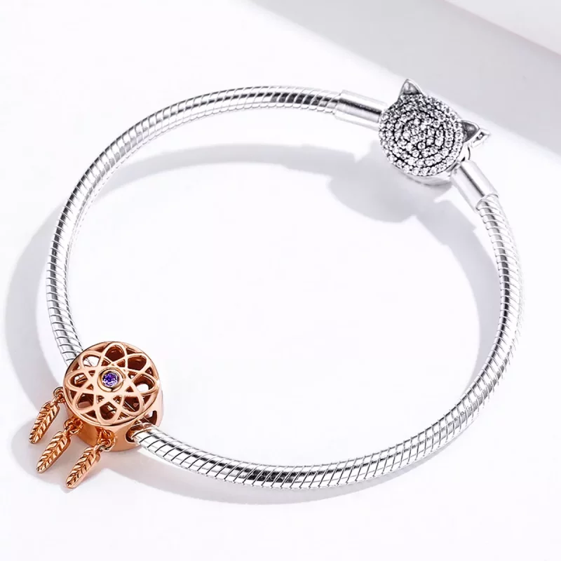 (afbeelding voor) Pandora Style Rose Dromenvanger rosé goud Bedel - SCC330-C - Bekijken 4