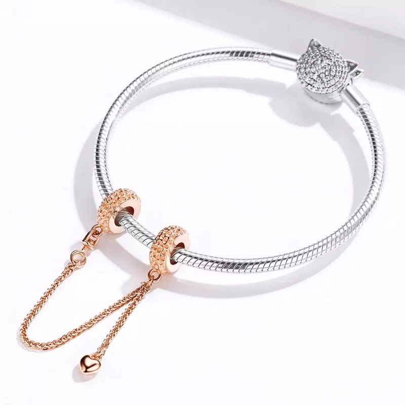 (afbeelding voor) Pandora Style Rose kleine band Veiligheidsketting - SCC1112-C - Bekijken 4