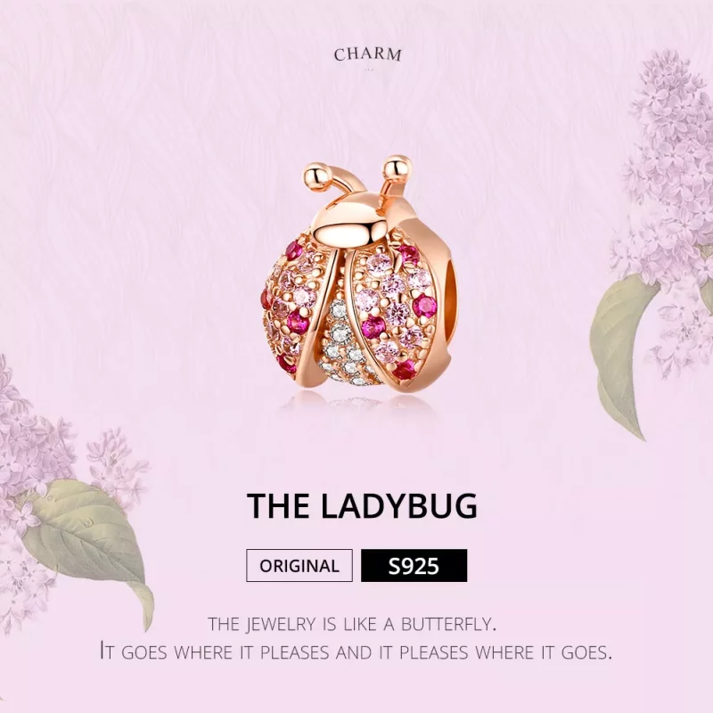 (afbeelding voor) Pandora Style Rose Lieveheersbeestje Bedel - SCC1120-C - Bekijken 2