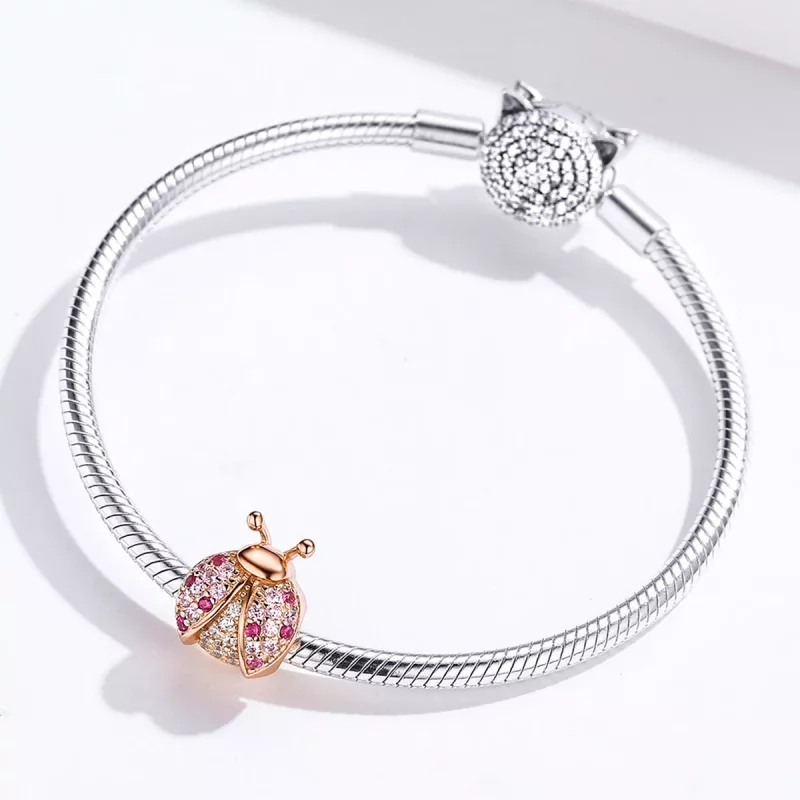 (afbeelding voor) Pandora Style Rose Lieveheersbeestje Bedel - SCC1120-C - Bekijken 4