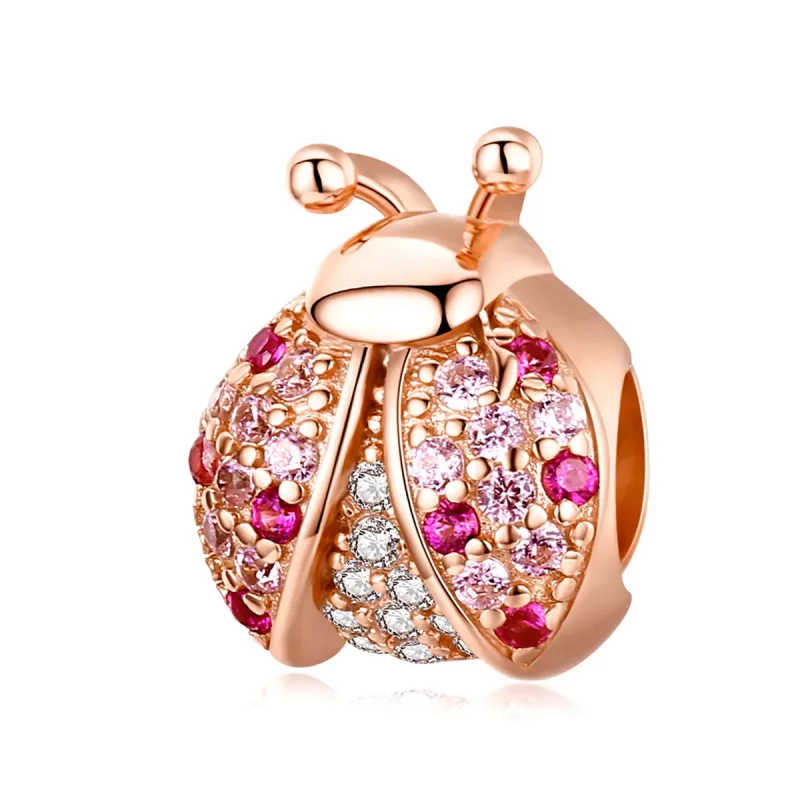 (afbeelding voor) Pandora Style Rose Lieveheersbeestje Bedel - SCC1120-C