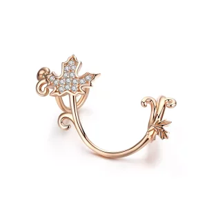 (afbeelding voor) Pandora Style Rose Slient Bladeren Bedel - SCC1254
