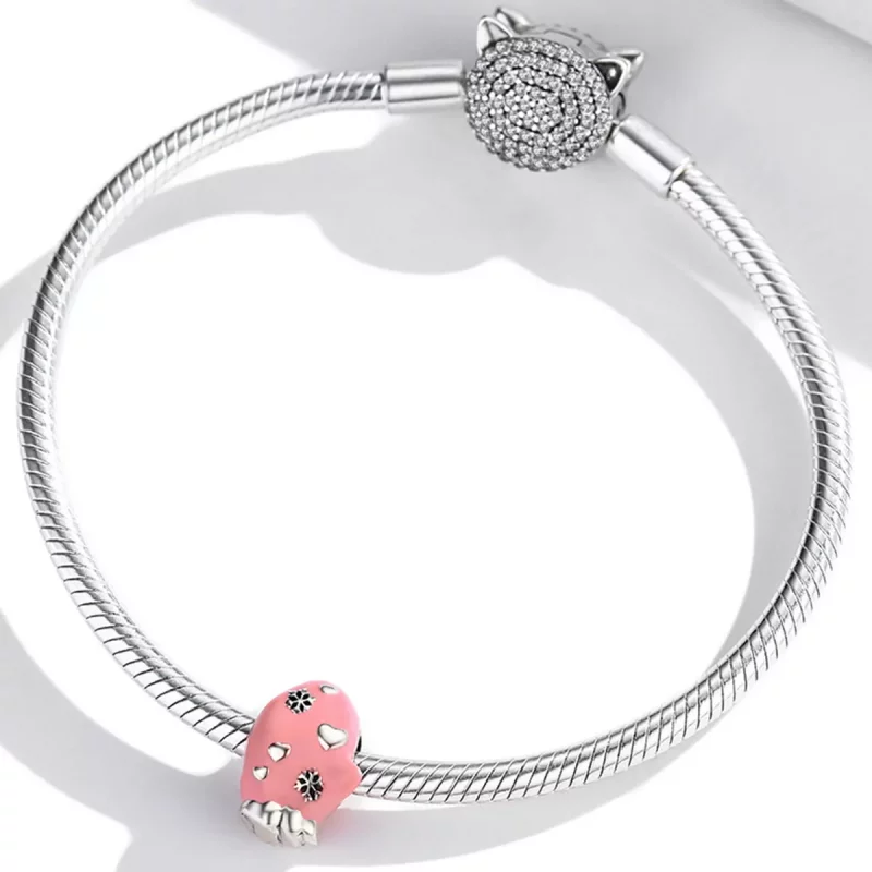(afbeelding voor) Pandora Style Roze Handschoenen Bedel - SCC2001 - Bekijken 3