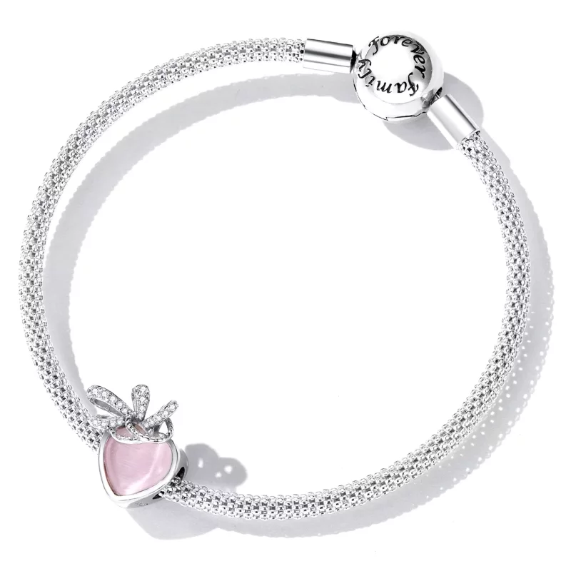 (afbeelding voor) Pandora Style Roze Hart Bedel - SCC2261 - Bekijken 6