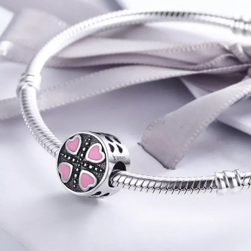 (afbeelding voor) Pandora Style Roze Liefde Bedel - SCC157 - Bekijken 5