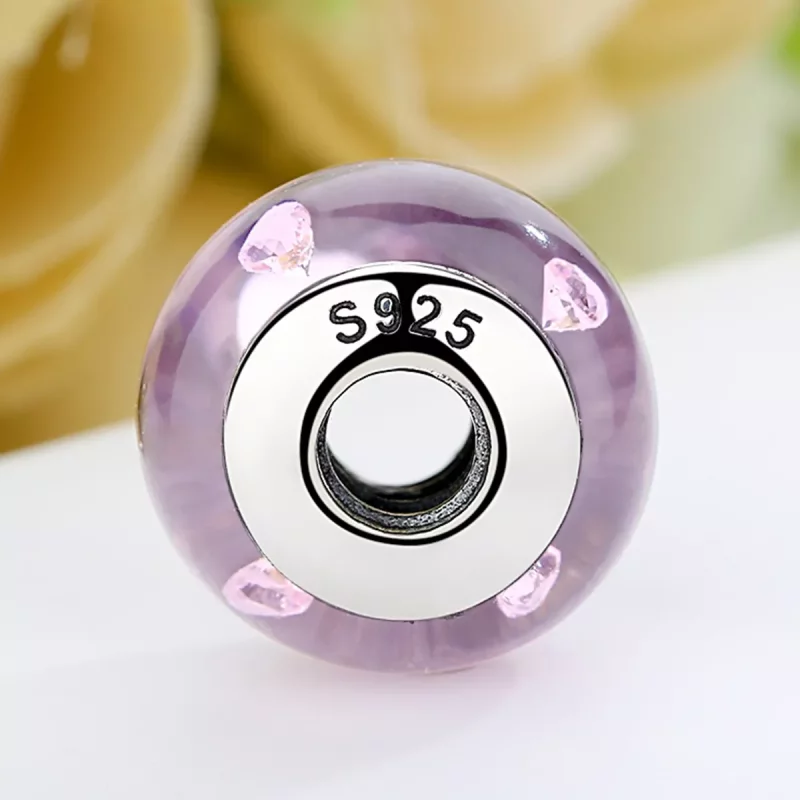 (afbeelding voor) Pandora Style Roze Murano Glas Bedel - SCZ003 - Bekijken 4