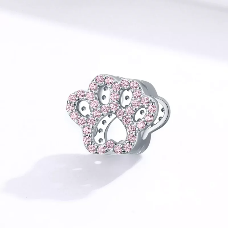 (afbeelding voor) Pandora Style roze poot Bedel - BSC164 - Bekijken 2