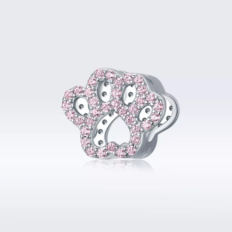 (afbeelding voor) Pandora Style roze poot Bedel - BSC164 - Bekijken 5