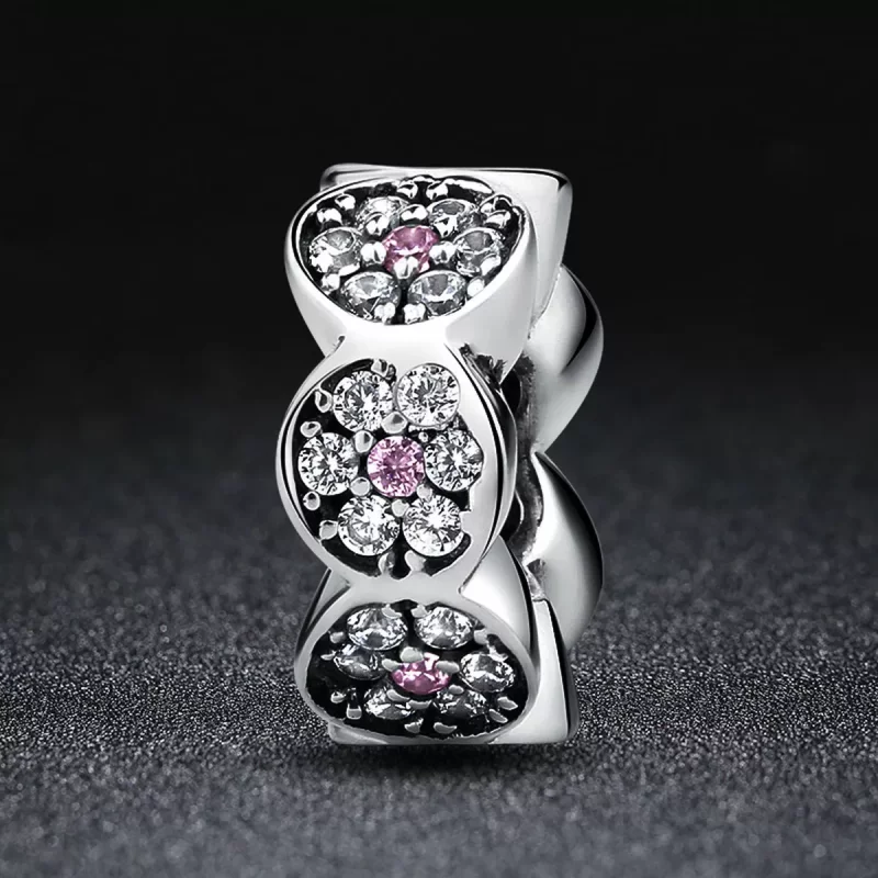 (afbeelding voor) Pandora Style Roze Slinger Spacer Bedel - SCC101 - Bekijken 6