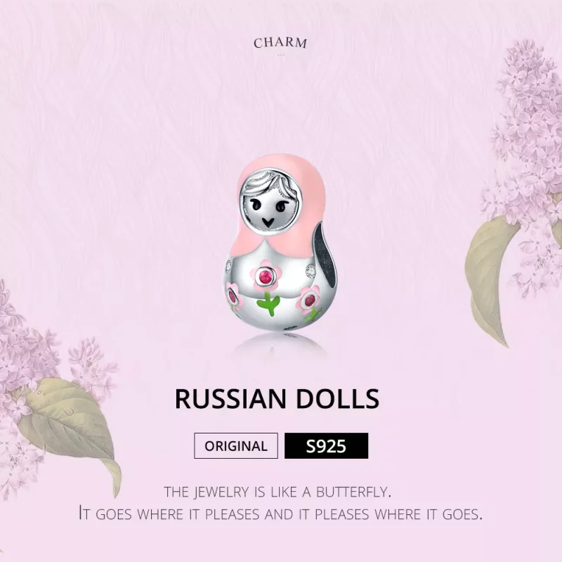 (afbeelding voor) Pandora Style Russische Poppen Bedel - SCC1435 - Bekijken 6