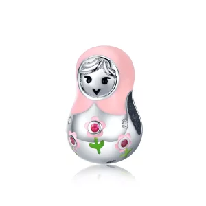 (afbeelding voor) Pandora Style Russische Poppen Bedel - SCC1435