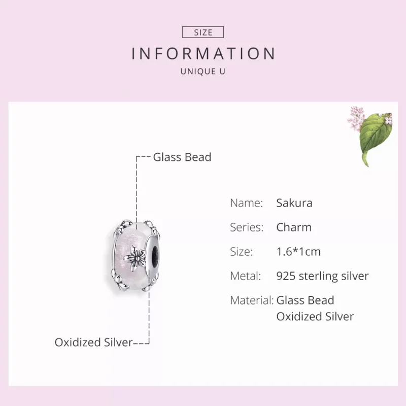 (afbeelding voor) Pandora Style Sakura Bedel - SCC1302 - Bekijken 3