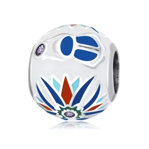 (afbeelding voor) Pandora Style Scarabee Lotus Bedel - SCC2254