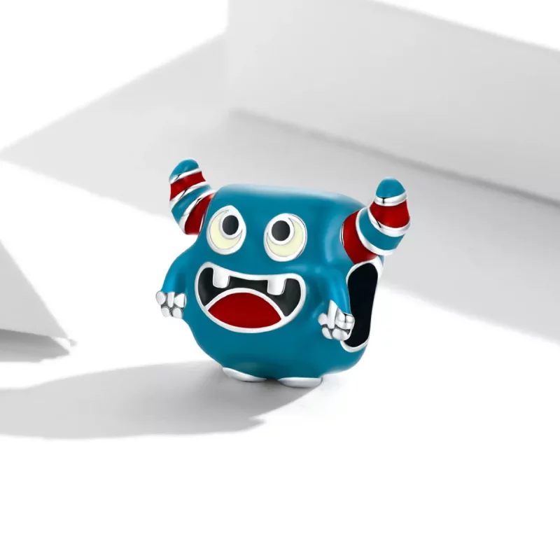 (afbeelding voor) Pandora Style Schattig Monster Bedel - SCC2055 - Bekijken 2
