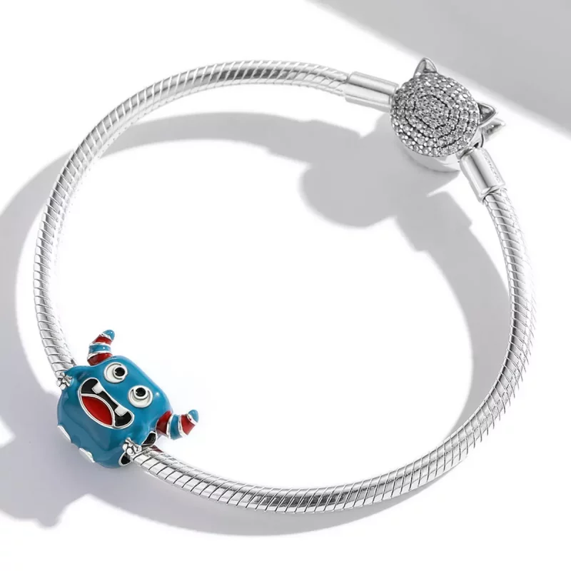 (afbeelding voor) Pandora Style Schattig Monster Bedel - SCC2055 - Bekijken 3