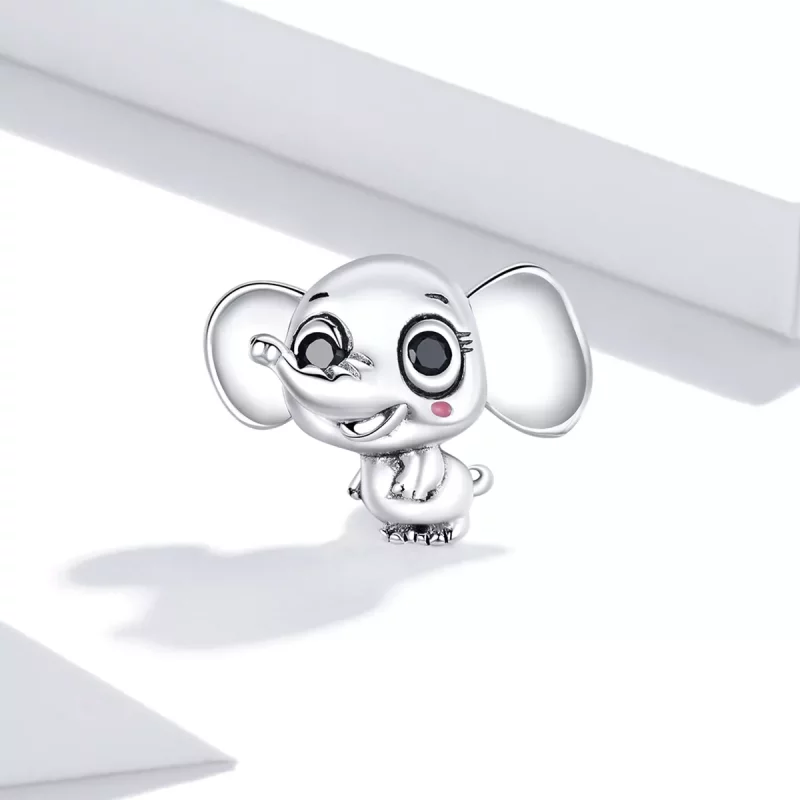 (afbeelding voor) Pandora Style Schattige Baby Olifant Bedel - SCC1646 - Bekijken 2