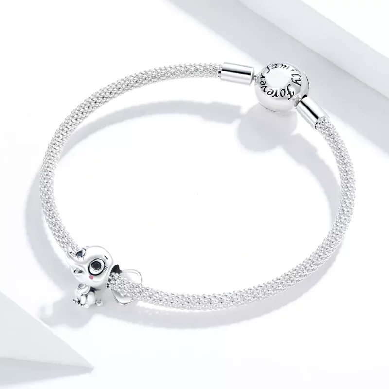 (afbeelding voor) Pandora Style Schattige Baby Olifant Bedel - SCC1646 - Bekijken 4