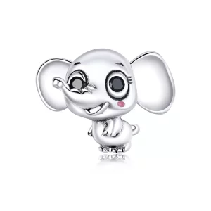 Pandora Style Schattige Baby Olifant Bedel - SCC1646 (afbeelding voor) Pandora Style Schattige Baby Olifant Bedel - SCC1646