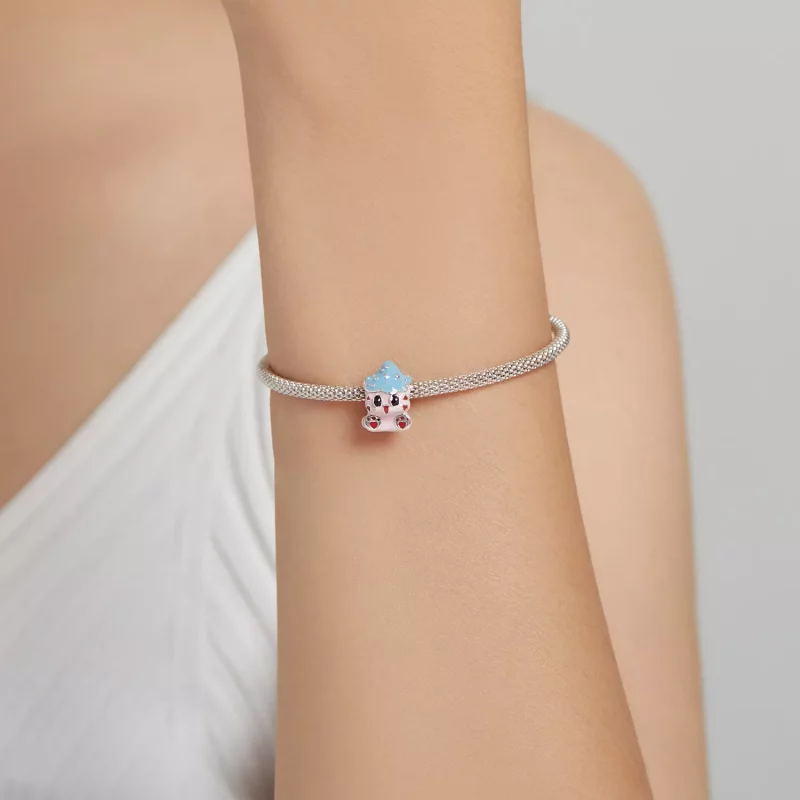 (afbeelding voor) Pandora Style Schattige Kattenpop Bedel - SCC1939 - Bekijken 5