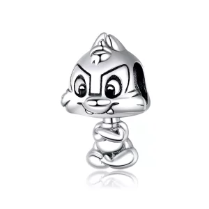Pandora Style Schattige kleine eekhoorn Bedel - BSC323 (afbeelding voor) Pandora Style Schattige kleine eekhoorn Bedel - BSC323