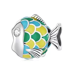 Pandora Style Schattige kleine vis Bedel - SCC2073 (afbeelding voor) Pandora Style Schattige kleine vis Bedel - SCC2073
