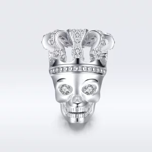 (afbeelding voor) Pandora Style Schedel met kroon Bedel - SCC1361