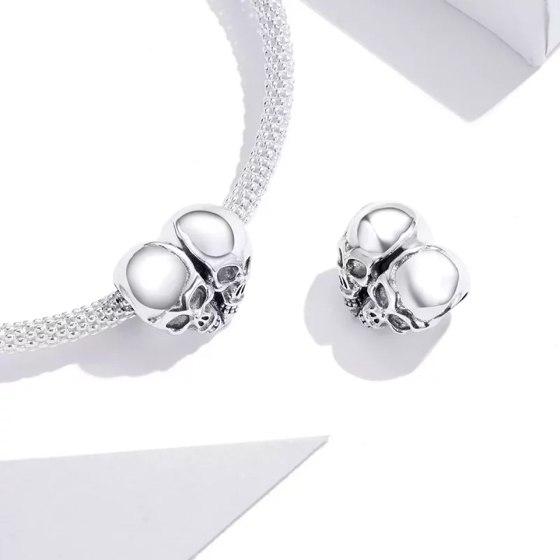 (afbeelding voor) Pandora Style Schedels Bedel - SCC1519 - Bekijken 4