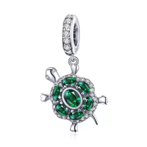 (afbeelding voor) Pandora Style Schildpad Hangende Bedel - SCC1017