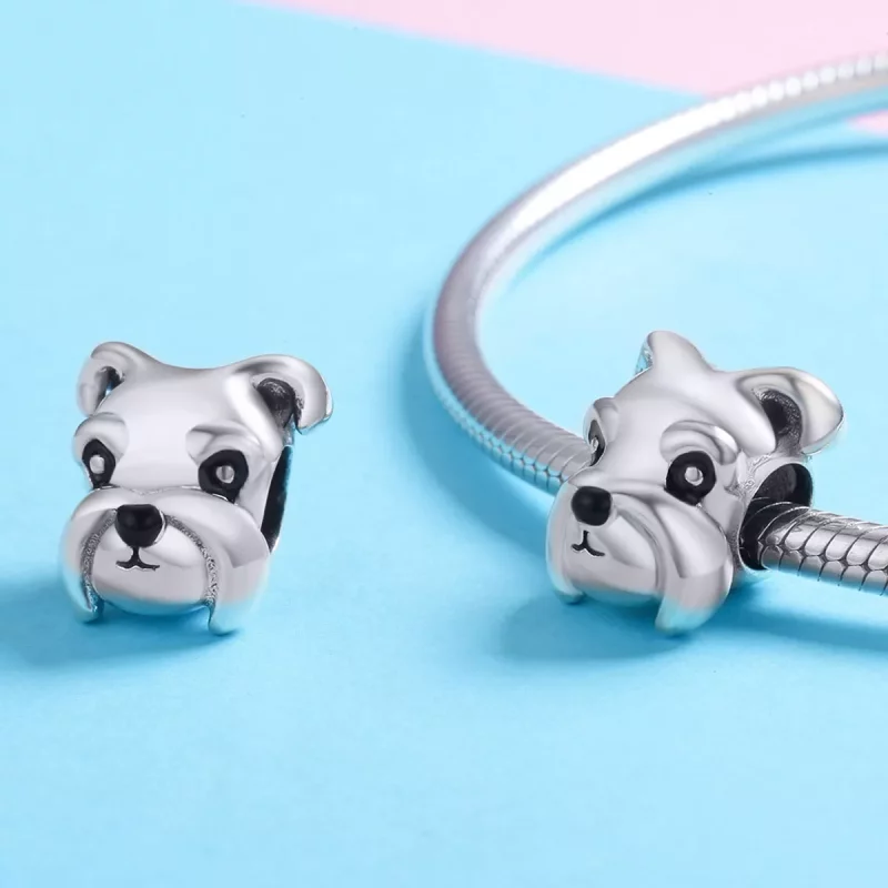 (afbeelding voor) Pandora Style Schnauzer Bedel - SCC835 - Bekijken 3