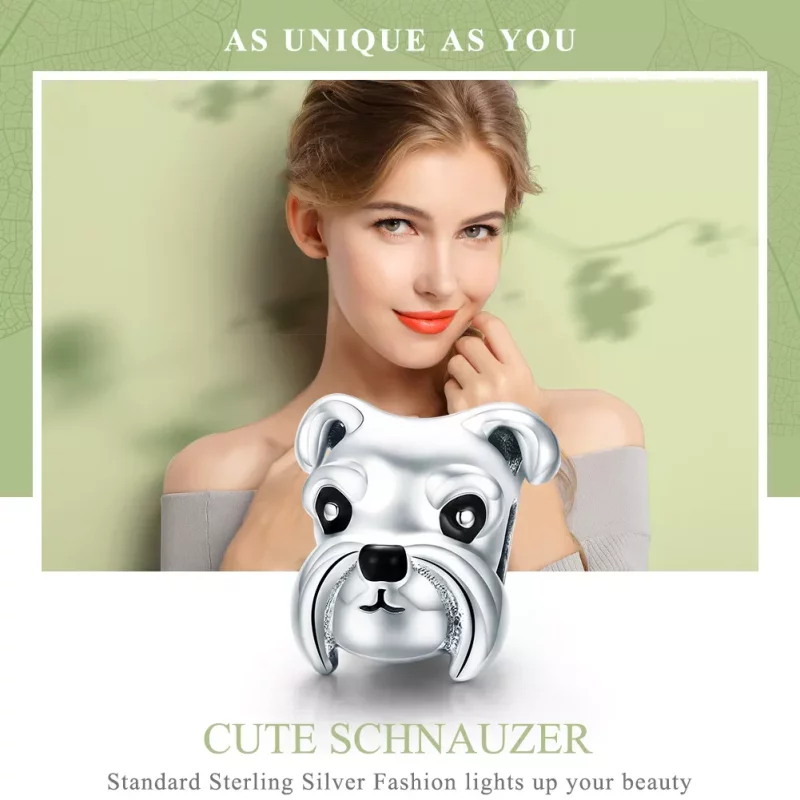 (afbeelding voor) Pandora Style Schnauzer Bedel - SCC835 - Bekijken 6