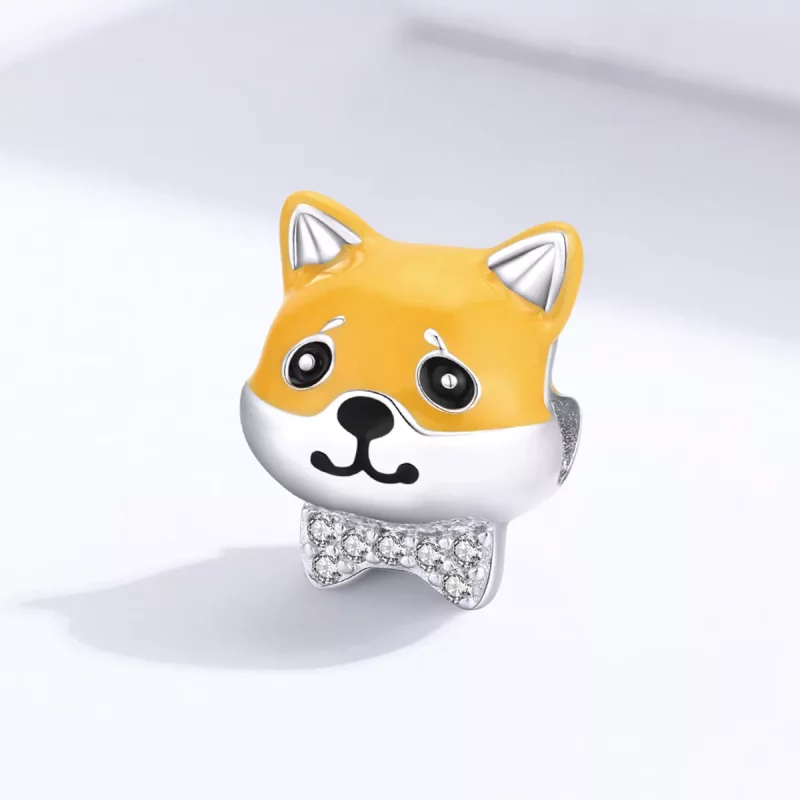 (afbeelding voor) Pandora Style Shiba Inu Bedel - BSC188 - Bekijken 3