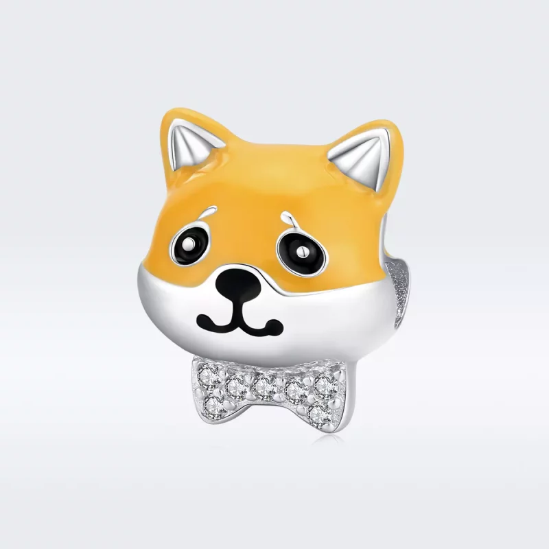 (afbeelding voor) Pandora Style Shiba Inu Bedel - BSC188 - Bekijken 5