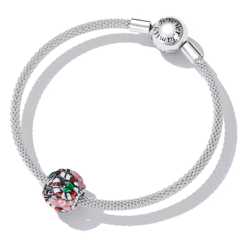 (afbeelding voor) Pandora Style Slang bloem Bedel - SCC2250 - Bekijken 5